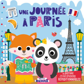 Mon P'tit Hemma - Histoire avec stickers repositionnables - Une journée à Paris