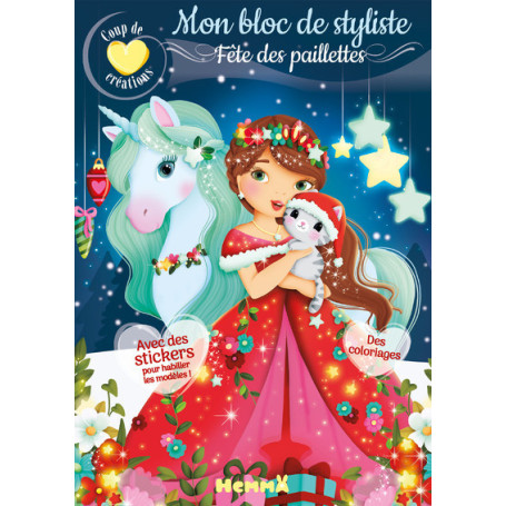Coup de coeur créations - Mon bloc de styliste - Fête des paillettes
