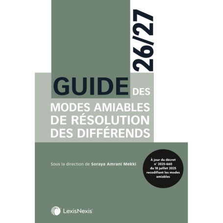 Guide des modes amiables de résolution des différends 2026/2027