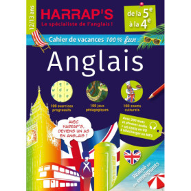 HARRAP's Cahier de vacances De la 5e à la 4e