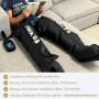 FIT KING Massage Jambes, Bottes de Pressothérapie pour la Détente, Appareil de Massage Pieds, Idéal après le Sport pour des Jamb