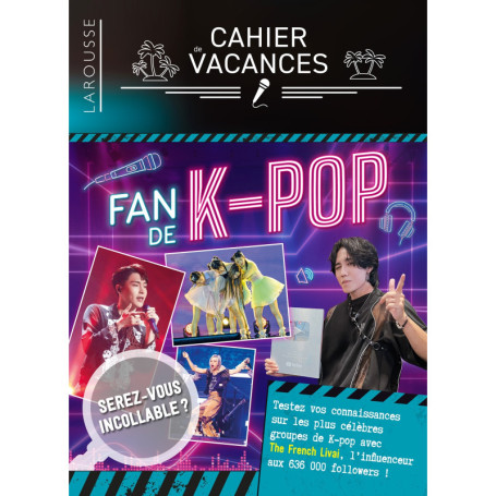 Fan de K-Pop - le cahier de vacances adultes