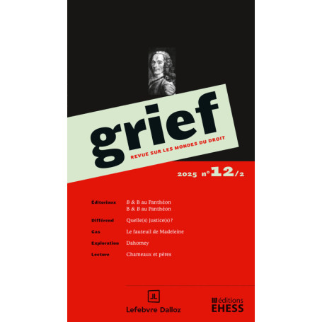 Grief, revue sur les mondes du droit, n° 12/2