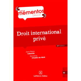 Droit international privé. 21e éd.