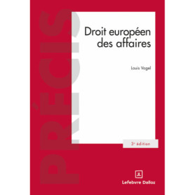 Droit européen des affaires 3ed