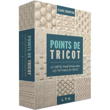 Points de tricots - 52 cartes pour apprendre les textures au tricot