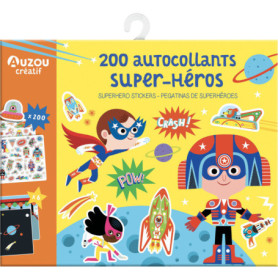 200 autocollants super-héros NED - Ma pochette d'artiste