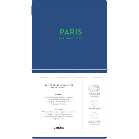 Carnet de voyage Paris - Les Petits Atlas Hédonistes