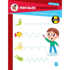 Mon bloc d'exercices Je me prépare à écrire 5-6 ans
