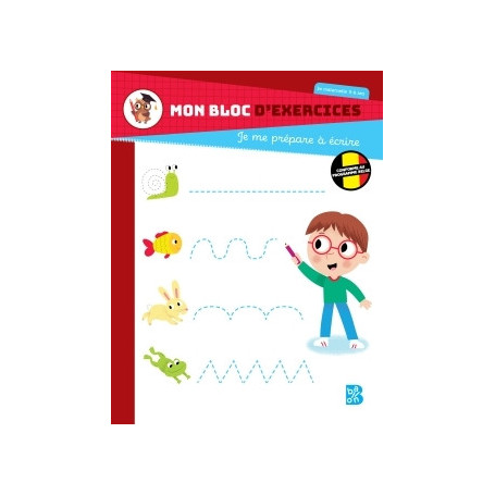 Mon bloc d'exercices Je me prépare à écrire 5-6 ans
