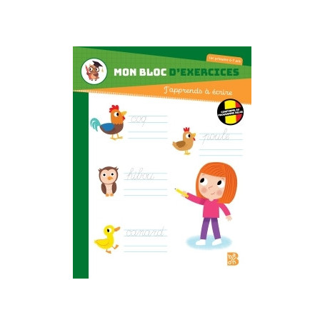 Mon bloc d'exercices J'apprends à écrire 6-7 ans
