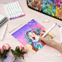 Ohuhu Stylo Marqueur, 320 Couleurs Double Pointe Art Croquis Stylos Marqueurs Fine Large Double Pointe