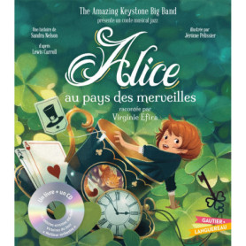 Alice au pays des merveilles - Livre CD Petit Format