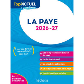 Top'Actuel La paye 2026-2027
