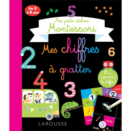 Mes petits ateliers Montessori : Mes chiffres à gratter