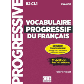 Vocabulaire progressif du français avancé + appli 2ed