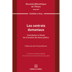 Les contrats domaniaux. Volume 257