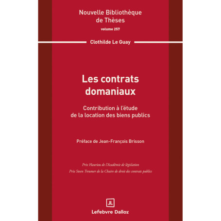 Les contrats domaniaux. Volume 257
