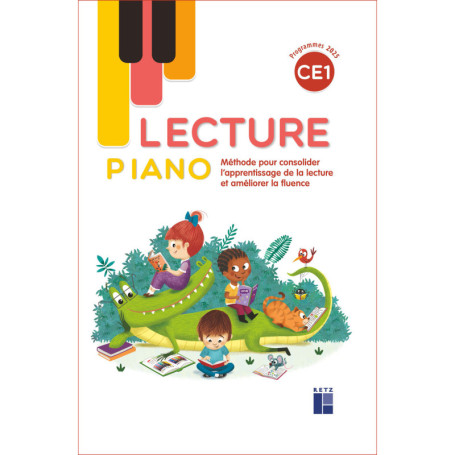 Lecture Piano CE1 - manuel avec piano - Programmes 2025