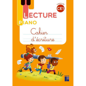 Lecture piano - Cahier d'écriture CE1 programmes 2025