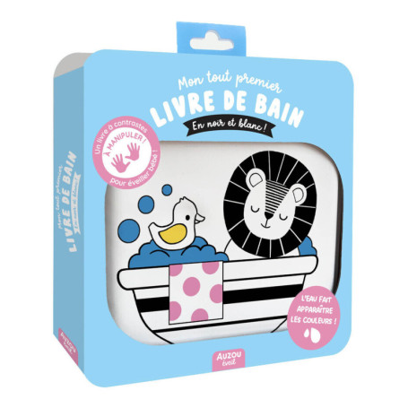 Mon premier livre de bain magique - En noir et blanc !