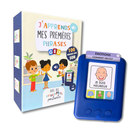 Carte Parlante Montessori Francais avec des Pictogramme - Cartes Parlantes Français | Apprendre Les Mots et Les Phrases | J’appr