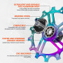 IMPALAPRO - Lot de 2 Galets de Dérailleur Céramique 12T-14T en Aluminium CNC 7075 pour 9-12V