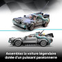 LEGO Speed Champions La Machine à Remonter Le Temps de Retour vers Le Futur - Jouet Voiture - Maquette avec Minifigurines de Doc