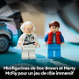 LEGO Speed Champions La Machine à Remonter Le Temps de Retour vers Le Futur - Jouet Voiture - Maquette avec Minifigurines de Doc