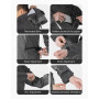 KEMIMOTO Combinaison de Pluie Moto Homme, 20000mm Imperméable Combinaison de Moto et Réfléchissante, Pantalon de Pluie Extérieur