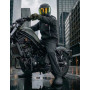 KEMIMOTO Combinaison de Pluie Moto Homme, 20000mm Imperméable Combinaison de Moto et Réfléchissante, Pantalon de Pluie Extérieur