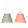 Suspension DKD Home Decor Naturel Orange Polyester Vert Rotin (28 x 28 x 28 cm) 129,99 €
