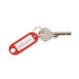 Wedo 262811802 Lot de 100 Porte-Clés avec Anneau Rouge