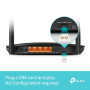 TP-Link Routeur Archer MR550 4G+ Cat6 jusqu'à 300 Mbps, Wi-FI AC1200 Bi Bande, Port Gigabit LAN/WAN, MU-MIMO, comptabilte avec T