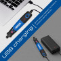 HERZO Outil Rotatif Electrique sans fil Li-Ion (3.7V), 32 pcs Accessoires，recharger par USB, Mini Outil avec 3 Vitesses 5000-150