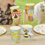 Ginger Ray Lot de 8 gobelets de fête effrayants en papier avec insectes 3D Pop Out pour enfants, multicolore