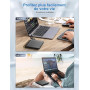 Lecteur CD/DVD Externe pour PC, Ultramince USB 3.0 et USB-C Graveur DVD Externe Optique Portable CD/DVD -/+RW Drive, Mince DVD P