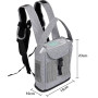 Nogsay Sac à dos portable de concentrateur d'oxygène de compatible avec Inogen one G3 G5,Rove 6,sac en filet de transport de mac