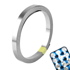 Plaque Nickel Bande Ruban 0,15 x 8 mm Bande de Nickel pour batterie 18650 Spot Soudure Compatible pour Spot Soudeur Mach