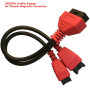 OTKEFDI FCA OBDII Bypass Gateway Adaptador de Programación OBD 12+8 PIN Para el Adaptador de Diagnóstico OBD 2 de-Bypass SGW