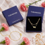 Turandoss Bracelet Lettre Initiales Femme Or– Plaqué or 14 Carats A-Z Lettre Bracelet Personnalisé, Bijoux Cadeaux pour Femme, P