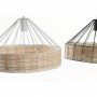Suspension DKD Home Decor Noir Métal Rotin 50 W (35 x 35 x 22 cm) (2 Unités) 181,99 €