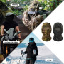 EUPSIIU 2 Pièces Cagoule Hommes, Cache Cou, Foulard Tubulaire, Protection UV, Cagoule Moto, Masque de Ski