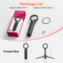 ULANZI MT-71-1 MagLock Mini Perche à Selfie avec Attache Magnétique Double Face, Trépied Télescopique 33.5cm à Quatre Pieds, Poc