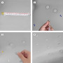 JJZGPP Lot de 100 Rivets de réparation universels pour Toit de Voiture avec 100 Broches, 1 Tournevis, 1 mètre Ruban, réparation