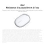 Xiaomi Smart Tag, Compatible Apple Find My et Google Android Find Hub, traqueur Bluetooth pour clés, Bagages, Sac, Portefeuille 