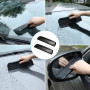 Lot de 2 extracteurs en silicone pour voiture, raclette en caoutchouc, raclette à eau en silicone, sans poignée, raclette de vit