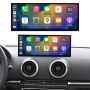Road Top 12.3 inch Car Radio sans Fil Ecran Tactile CarPlay pour Audi A3/S3 2014-2019 Année avec MIB système, écran multimédia s