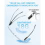LUFF 4 paires de lunettes de lecture anti-rayons bleus Lecteurs ultra-légers portables