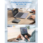Lecteur CD/DVD Externe pour PC, USB 3.0 et USB-C Graveur DVD Externe Optique Portable CD/DVD -/+RW Drive, Mince DVD Player Trans